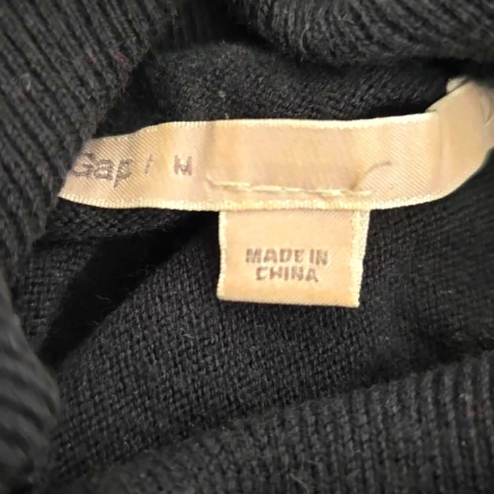 Gap-NWOT Cotton blend Pointelle Turtleneck Sweater - Picture 5 of 7